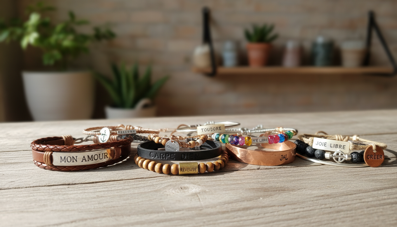 découvrez notre sélection des 10 meilleurs sites français pour commander des bracelets personnalisés de qualité, uniques et tendance. trouvez le modèle parfait qui reflète votre style !